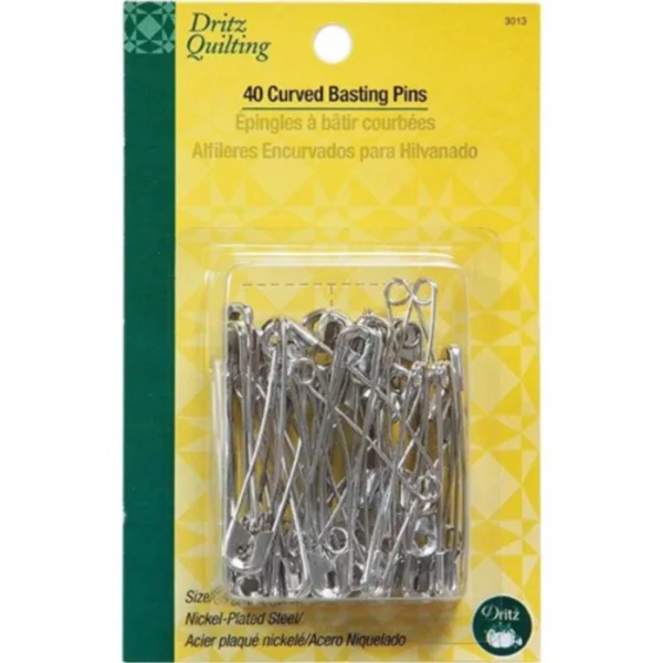 CURVED BASTING PINS